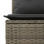 Voir la diapositive 5 : VIDAXL Salon de jardin avec coussins 3 pcs gris resine tressee
