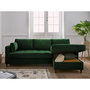 Voir la diapositive 4 : LISA DESIGN Anna - canapé d'angle droit - 4 places - convertible avec coffre - en velours