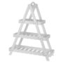 Voir la diapositive 1 : ProGarden ProGarden Support triangulaire 3 niveaux MDF blanc