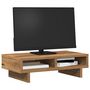 Voir la diapositive 3 : VIDAXL Support de moniteur chêne artisanal 50x27x15 cm bois ingénierie