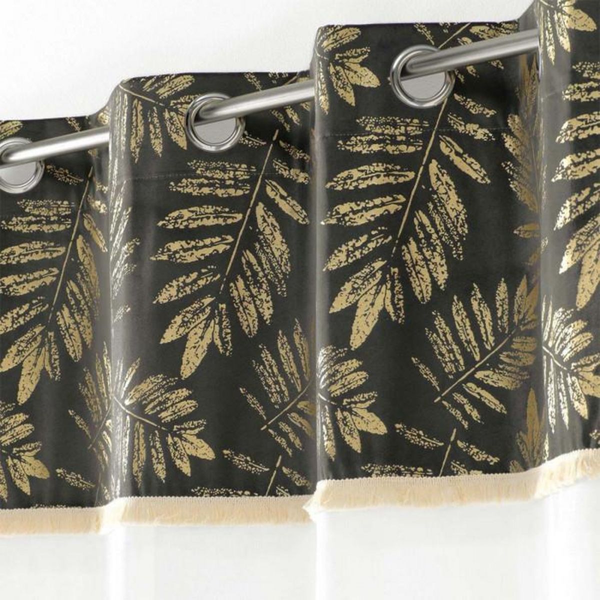 Paris Prix Rideau Voilage à Œillets  Adelor  140x280cm Anthracite