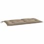 Voir la diapositive 4 : VIDAXL Coussins de banc jardin lot de 2 taupe 100x50x7 cm tissu Oxford