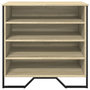 Voir la diapositive 4 : VIDAXL Armoire a chaussures chene sonoma 80x38x78 cm bois d'ingenierie
