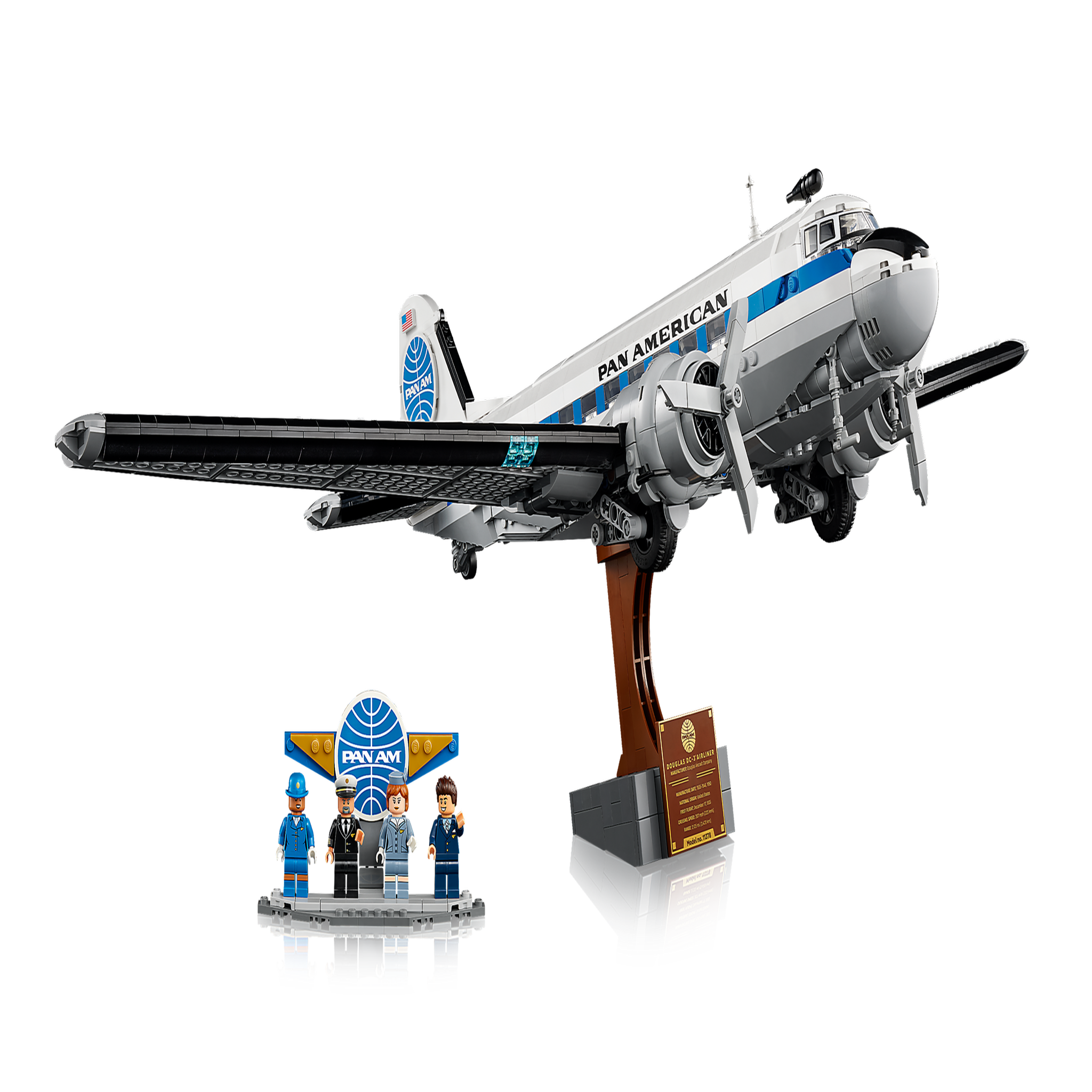 Voir la diapositive 6 : LEGO Lego icons 11378 douglas dc-3 pan am avion de ligne  dès 18 ans