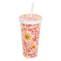 Voir la diapositive 1 : FIVE Mug Réutilisable Avec Paille  Soléa  55cl Multicolore