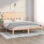 Voir la diapositive 2 : VIDAXL Cadre de lit sans matelas 140x190 cm bois massif