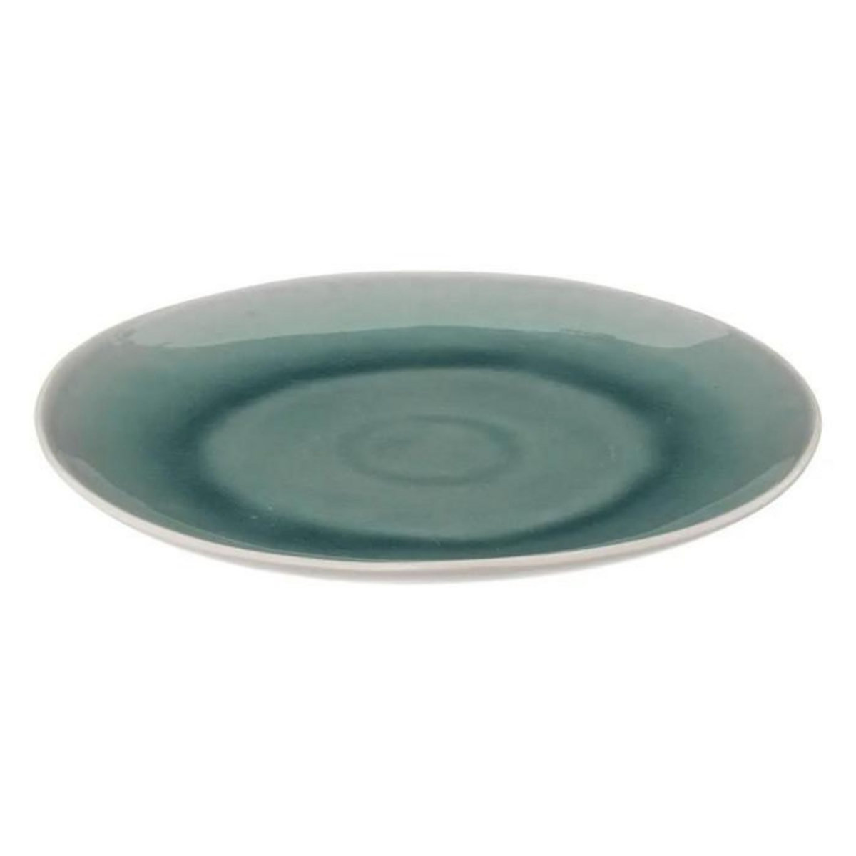 SECRET DE GOURMET Lot de 6 Assiettes Plates  Esmee  27cm Vert