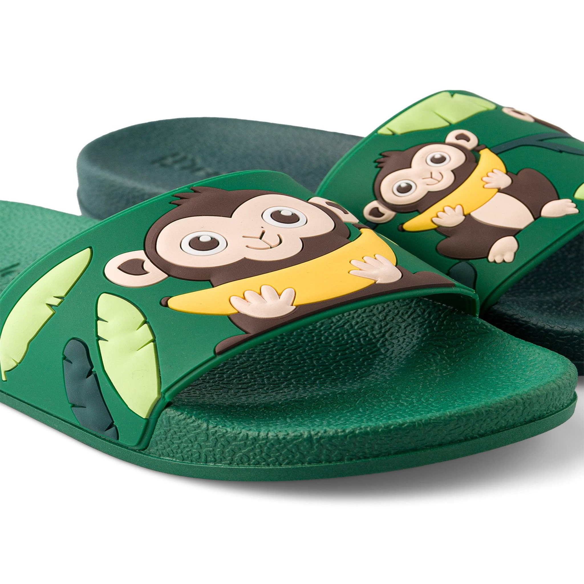 Voir la diapositive 4 : DEDOLES Claquettes enfants singe dans la jungle