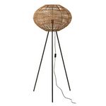 Paris Prix Lampadaire Trépied  Rotin & Métal  125cm Naturel