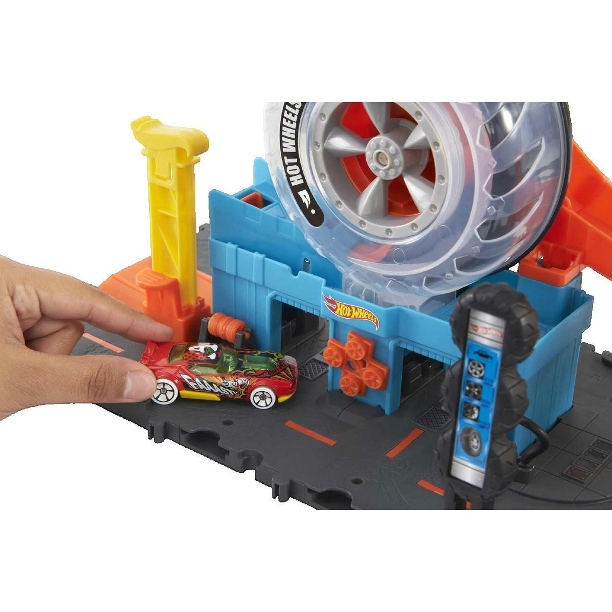 Voir la diapositive 2 : MATTEL Circuit de voiture pour enfants Mattel Circuit Boutique de Pneus