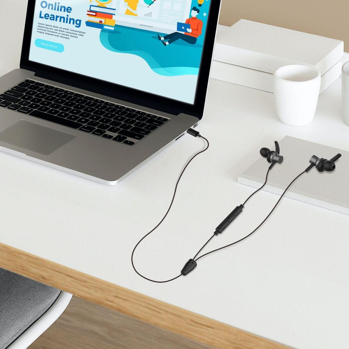 ESSENTIEL B Ecouteurs EFC02 Noir