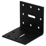 SUKI Equerre acier zingue noire Magnodur 60x60x60, SUKI