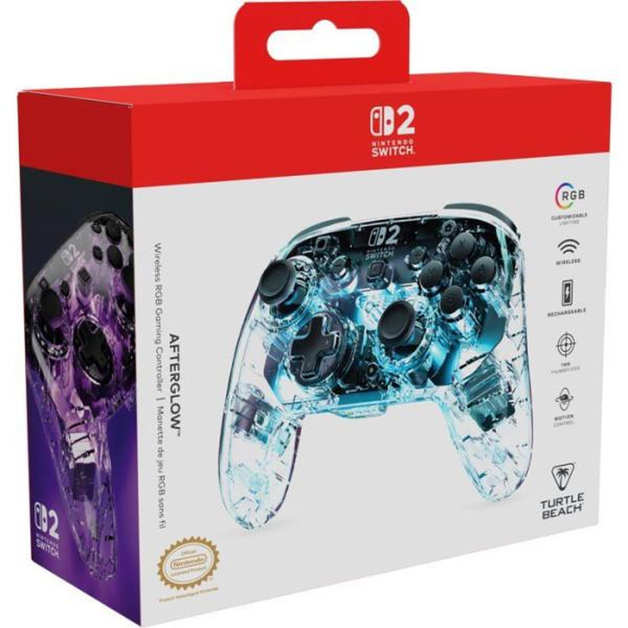 Voir la diapositive 5 : Turtle Beach Manette Afterglow Wireless Clear