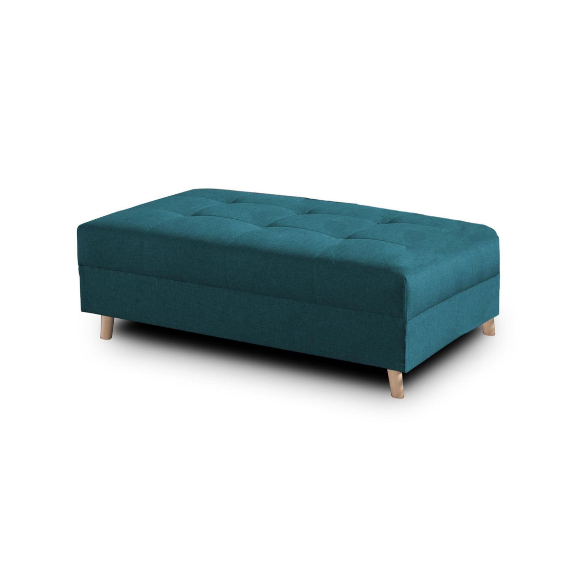 LISA DESIGN Rune - canapé d'angle - avec pouf d'appoint - 4 places - style scandinave - gauche