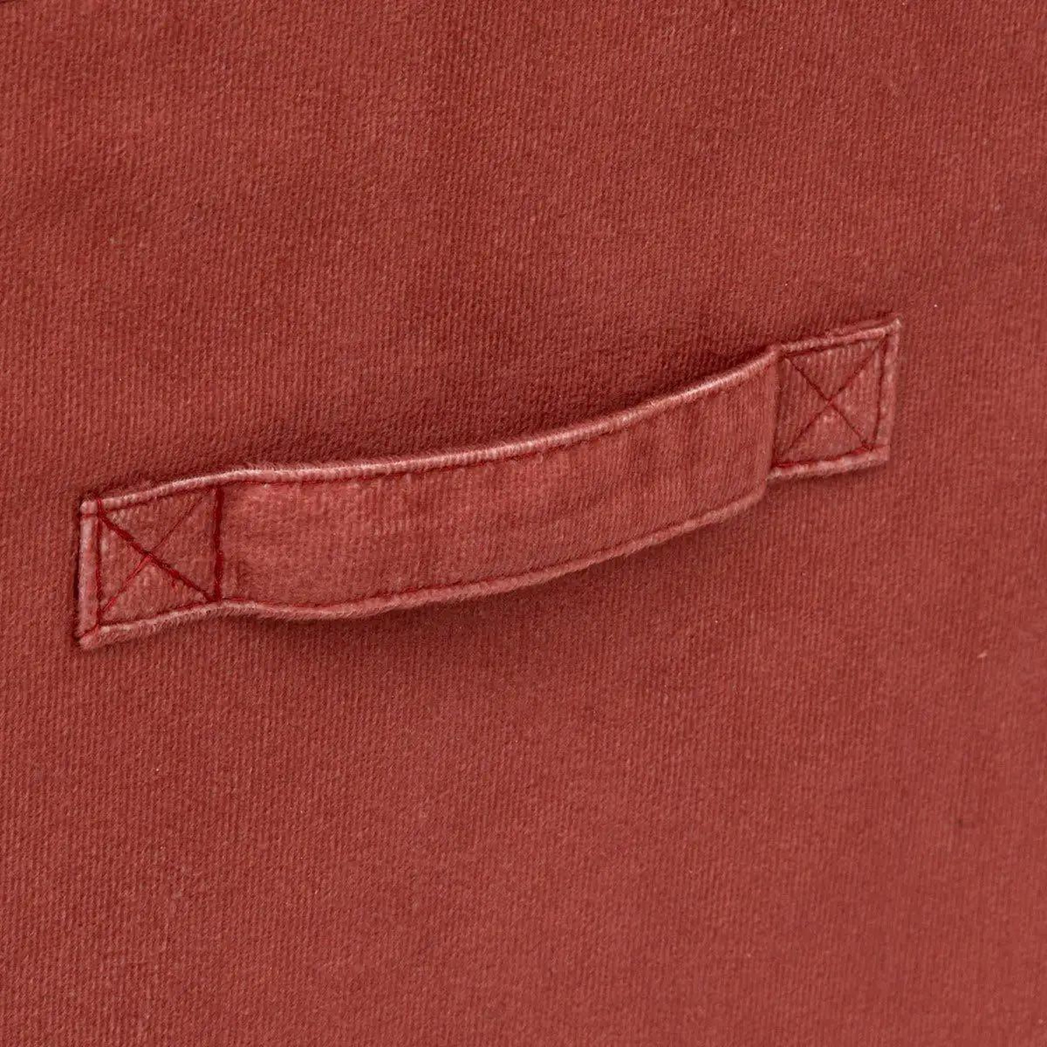 Voir la diapositive 2 : FIVE Boîte de rangement carrée velours  mix n'modul  31x31cm terracotta
