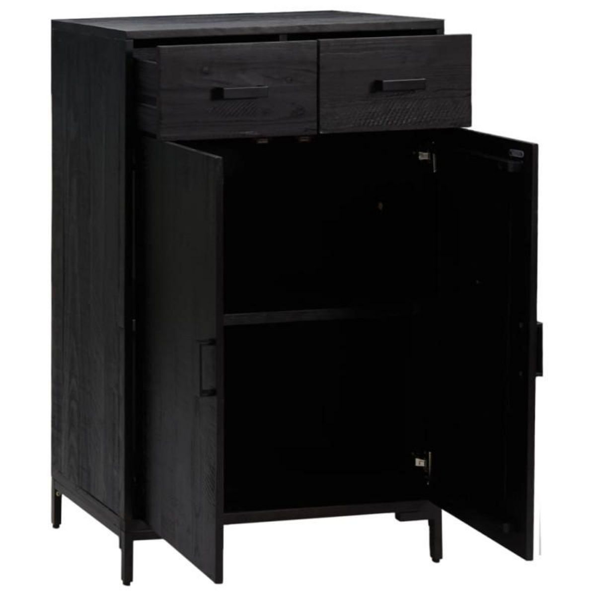 VIDAXL Étagère à chaussures Noir 75x40x110 cm Bois pin massif