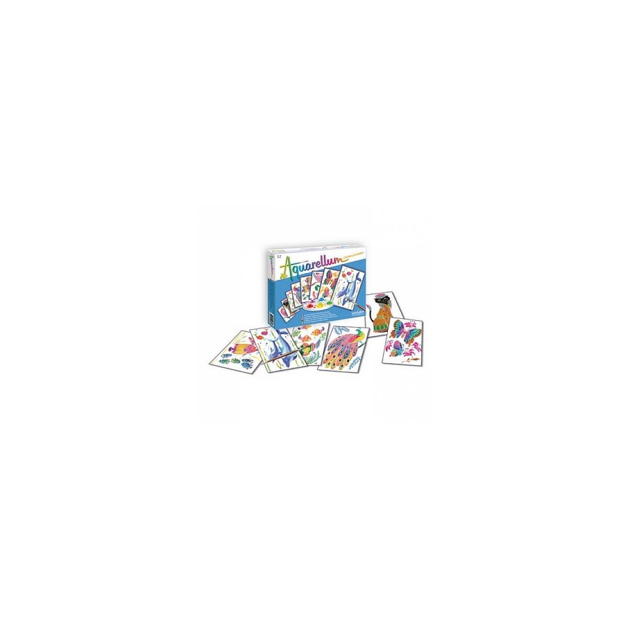 Sentosphere Aquarellum cartes postales animaux