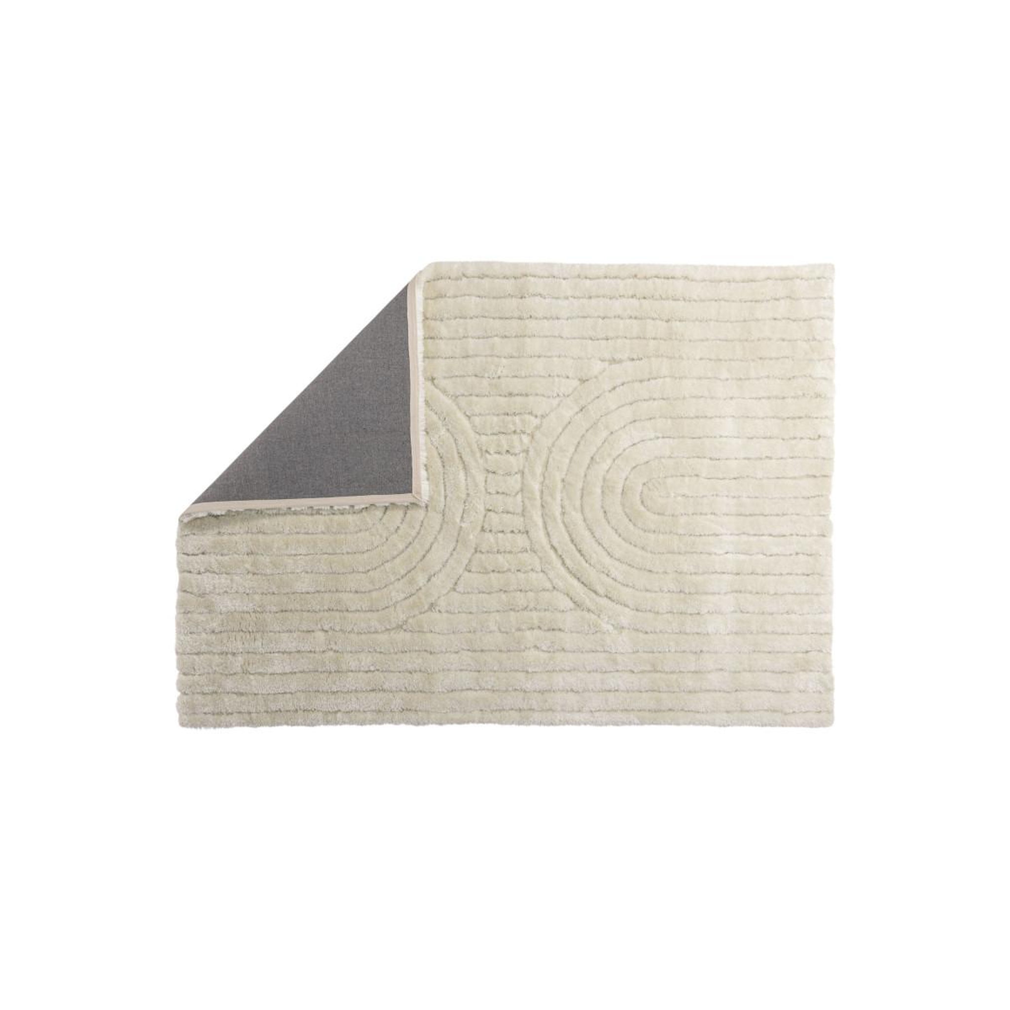 Voir la diapositive 2 : Paris Prix Tapis déco texturé  niklas  160x230cm blanc