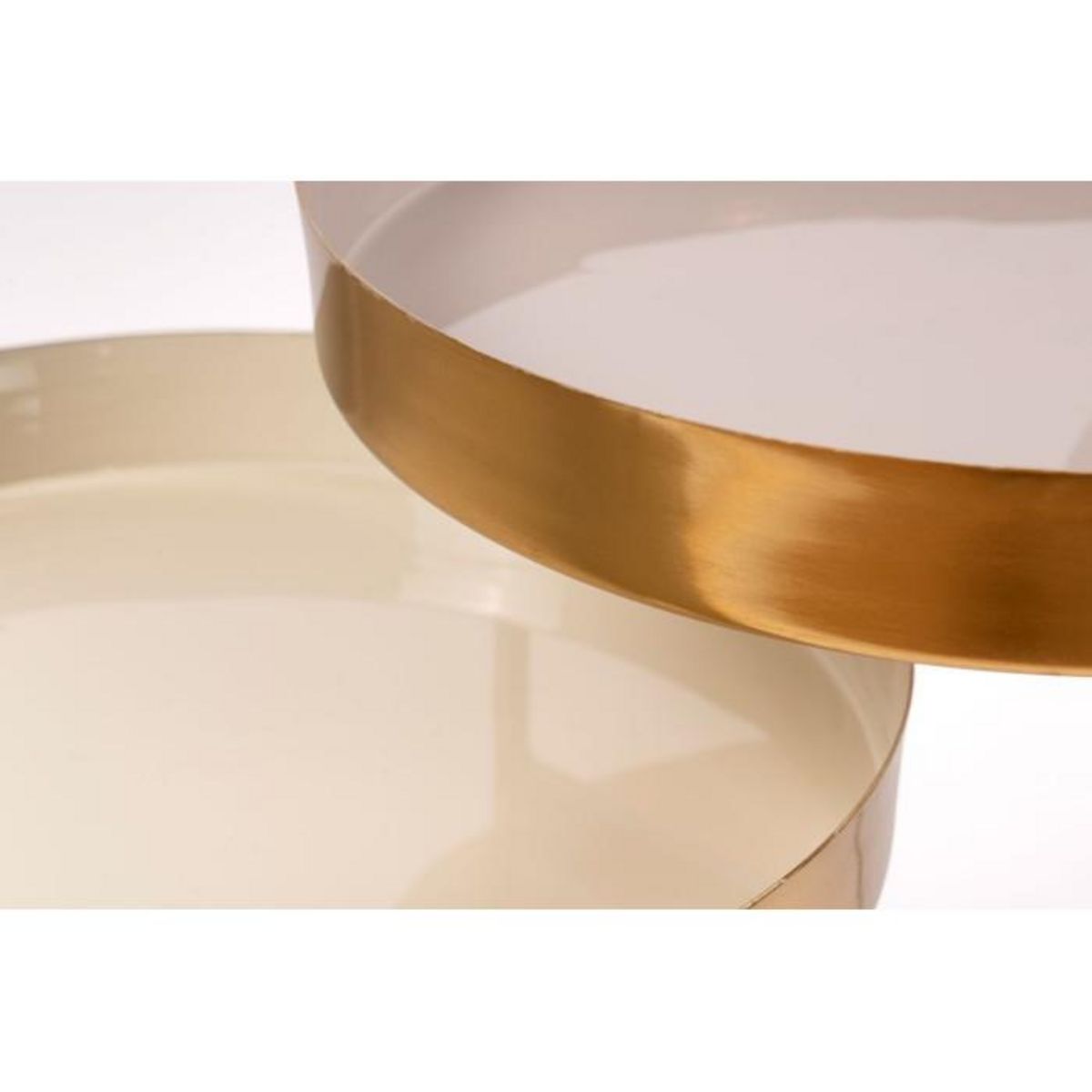 Paris Prix Lot de 3 Tables d'Appoint  Morrison  96cm Crème