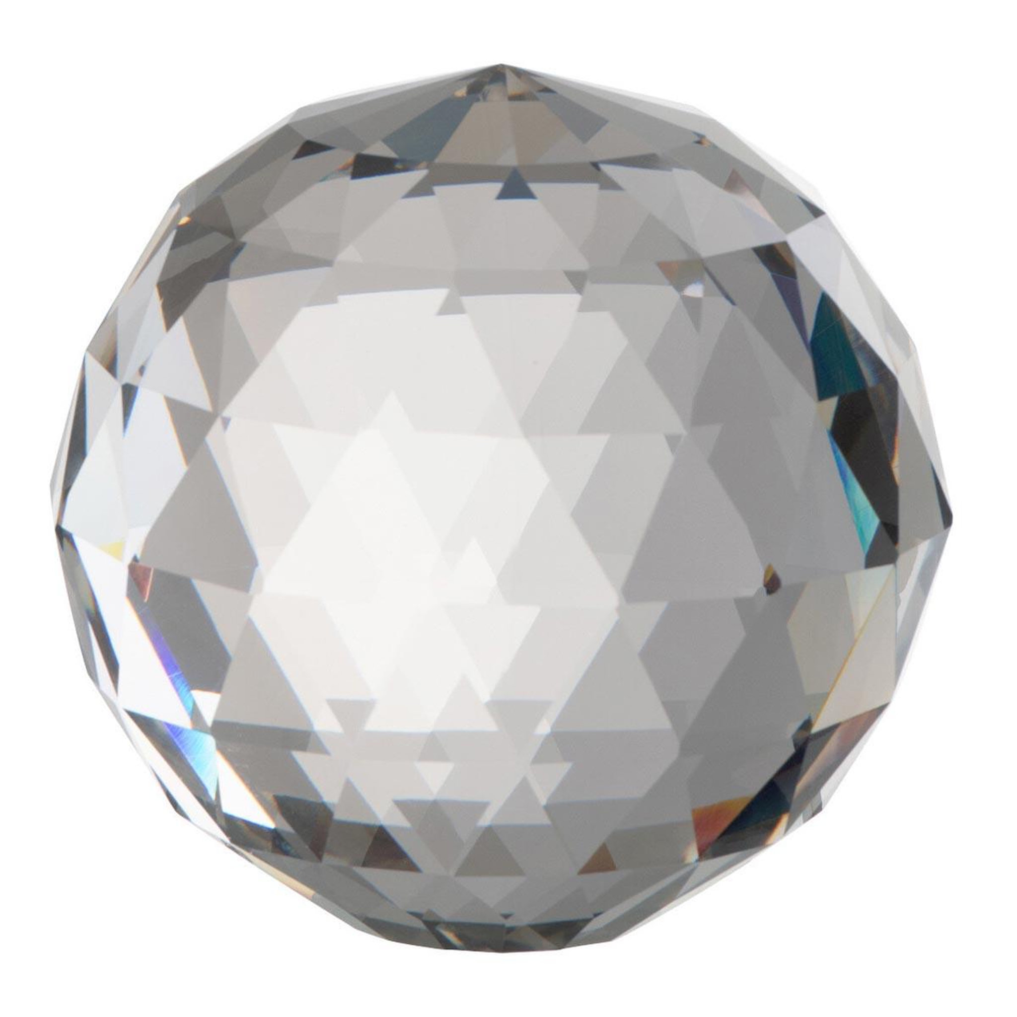 J-LINE Presse-papier en cristal  boule  10cm transparent