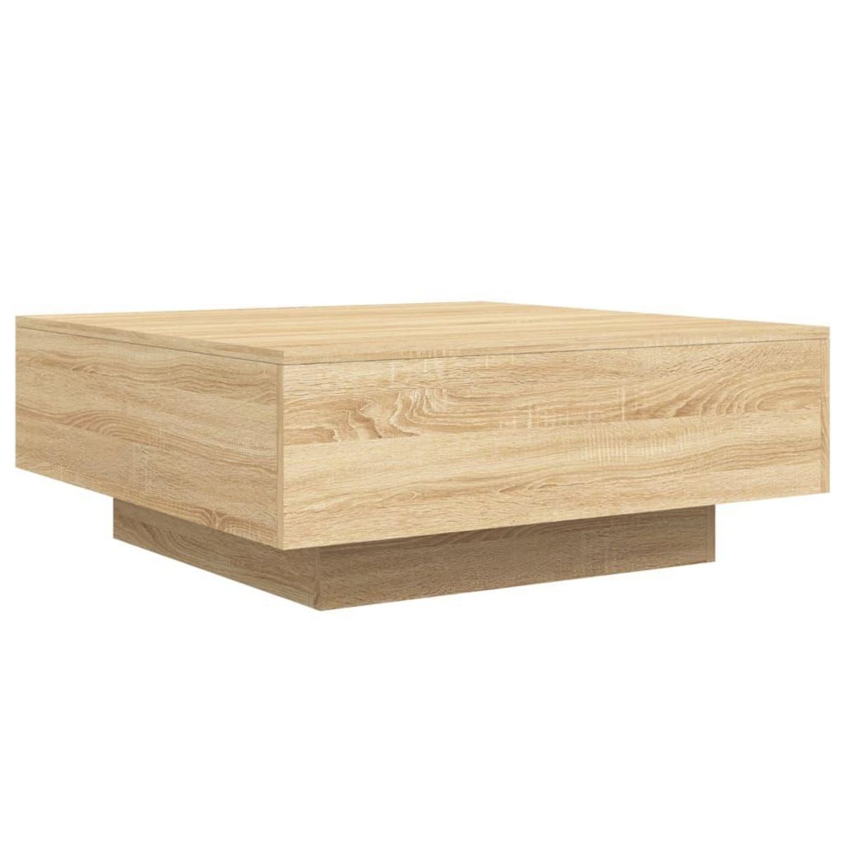 VIDAXL Table basse chene sonoma 80x80x31 cm bois d'ingenierie
