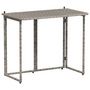 Voir la diapositive 2 : VIDAXL Table de jardin pliante gris 90 x 51 x 75 cm polyrotin