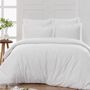 Voir la diapositive 2 : Sensei Maison Taie de traversin en percale de coton SOFT PERCALE - 45x185 cm