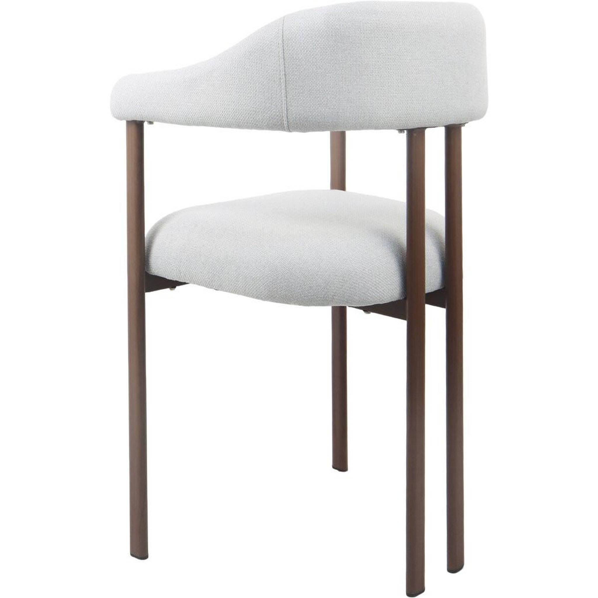 Voir la diapositive 6 : Habitat et Jardin Lot de 2 chaises de salle à manger imitation bois  serelia  - gris clair