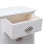 Voir la diapositive 5 : VIDAXL Table de chevet Blanc 38x28x45 cm Bois de Paulownia