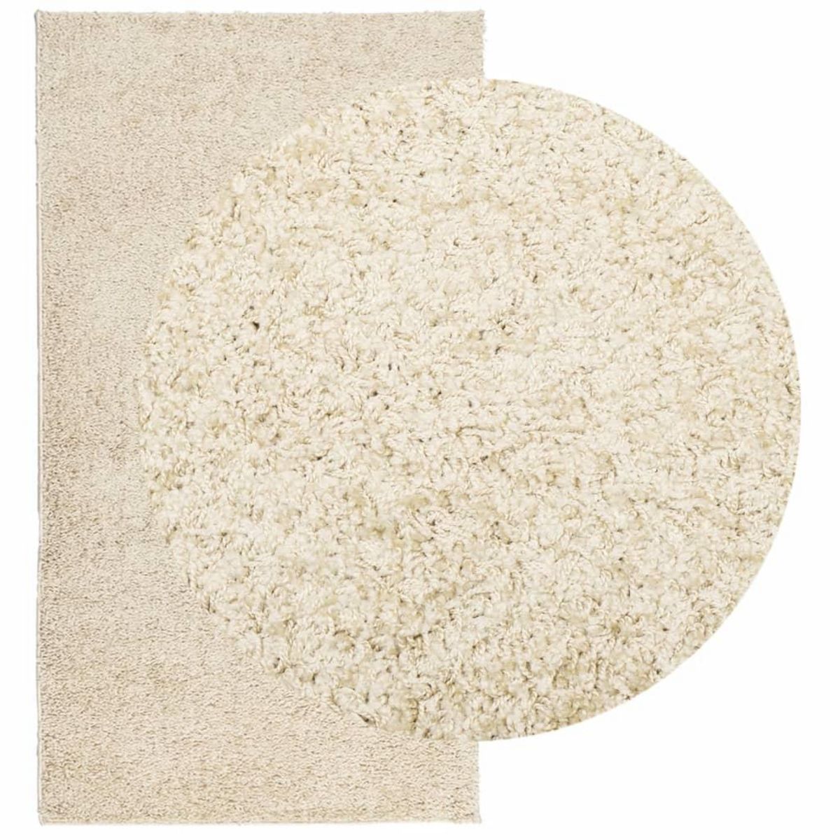 VIDAXL Tapis shaggy PAMPLONA poils longs moderne dore 60x110 cm