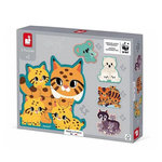 Juratoys-Janod 5 Puzzles evolutifs animaux