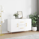 VIDAXL Buffet blanc 100x36x60 cm bois d ingénierie