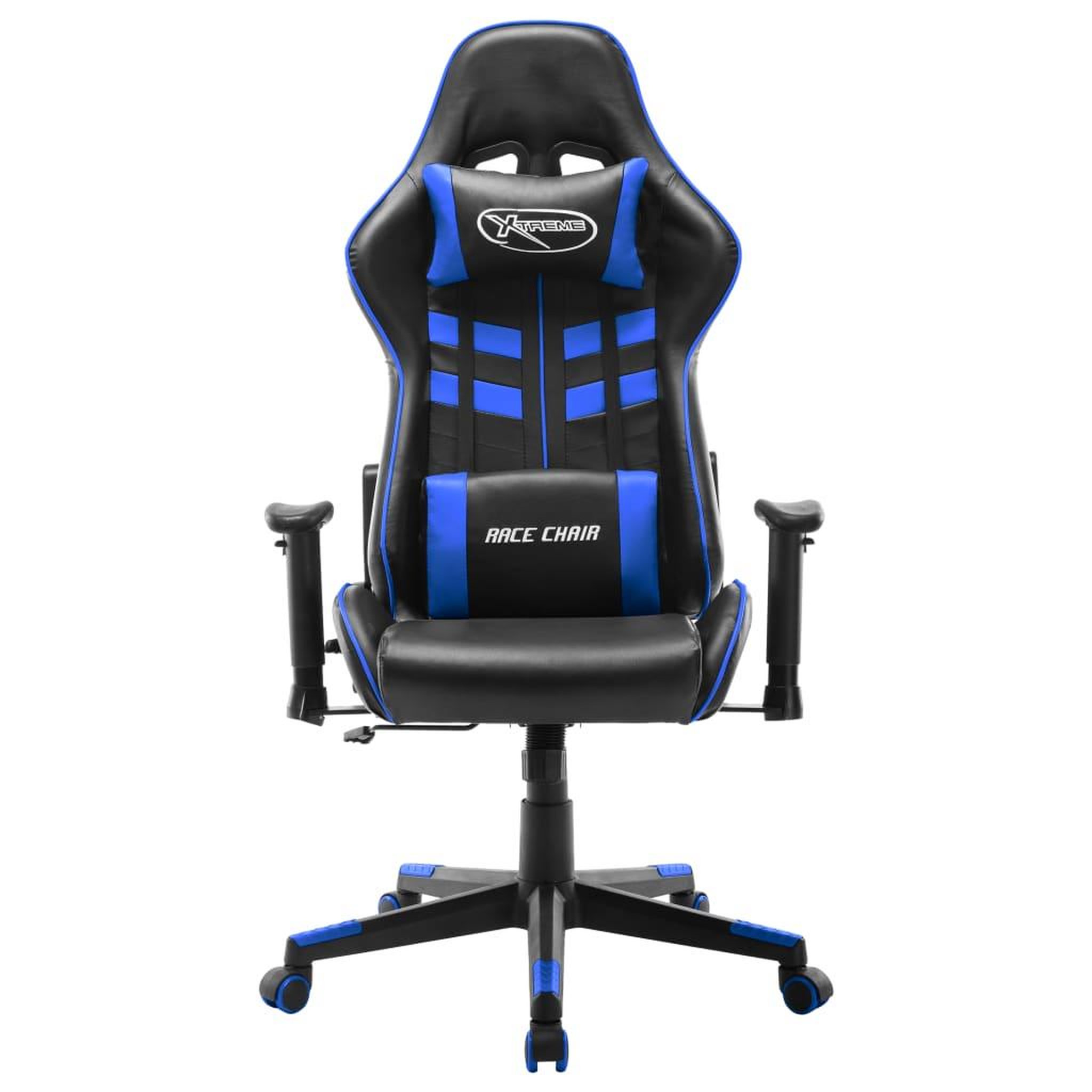 Voir la diapositive 2 : VIDAXL Chaise de jeu Noir et bleu Cuir artificiel