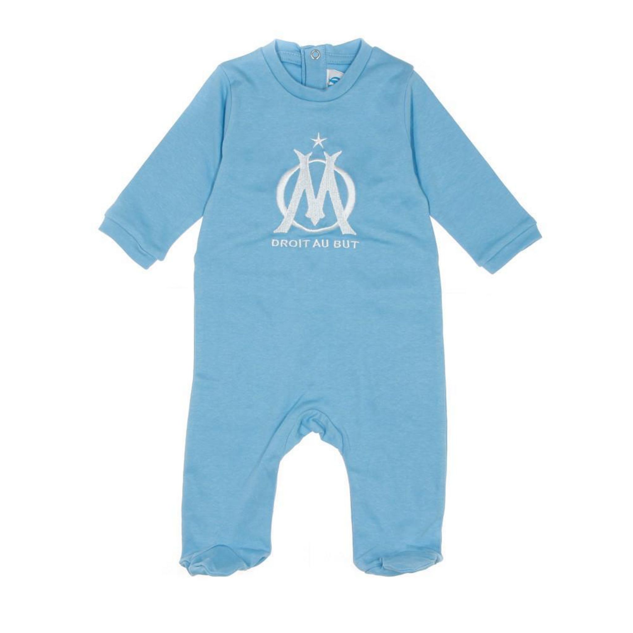 Pyjama Pyjashort OM – Ensemble Officiel Olympique De Marseille – Coton Jersey 160g – 100% Marseillais !