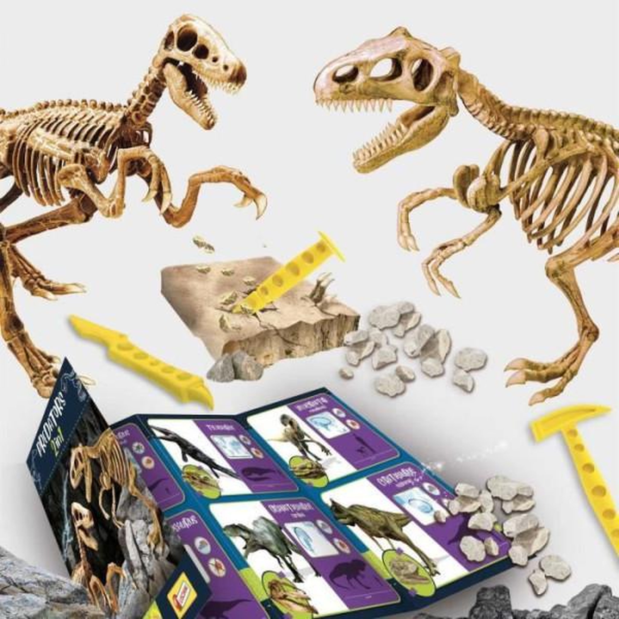 Voir la diapositive 2 : LISCIANI GIOCHI Prédateurs 2 en 1 - Kit Scientifique - I'M A GENIUS - Deux blocs a creuser