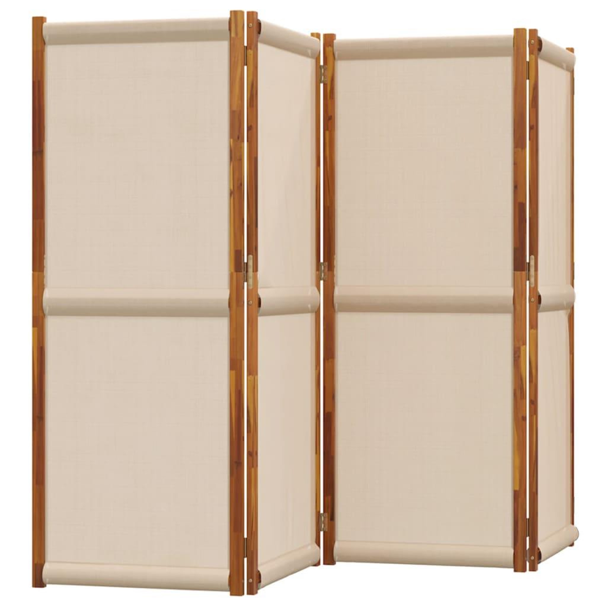 Voir la diapositive 3 : VIDAXL Cloison de separation 4 panneaux taupe 280x180 cm