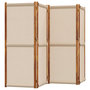 Voir la diapositive 3 : VIDAXL Cloison de separation 4 panneaux taupe 280x180 cm