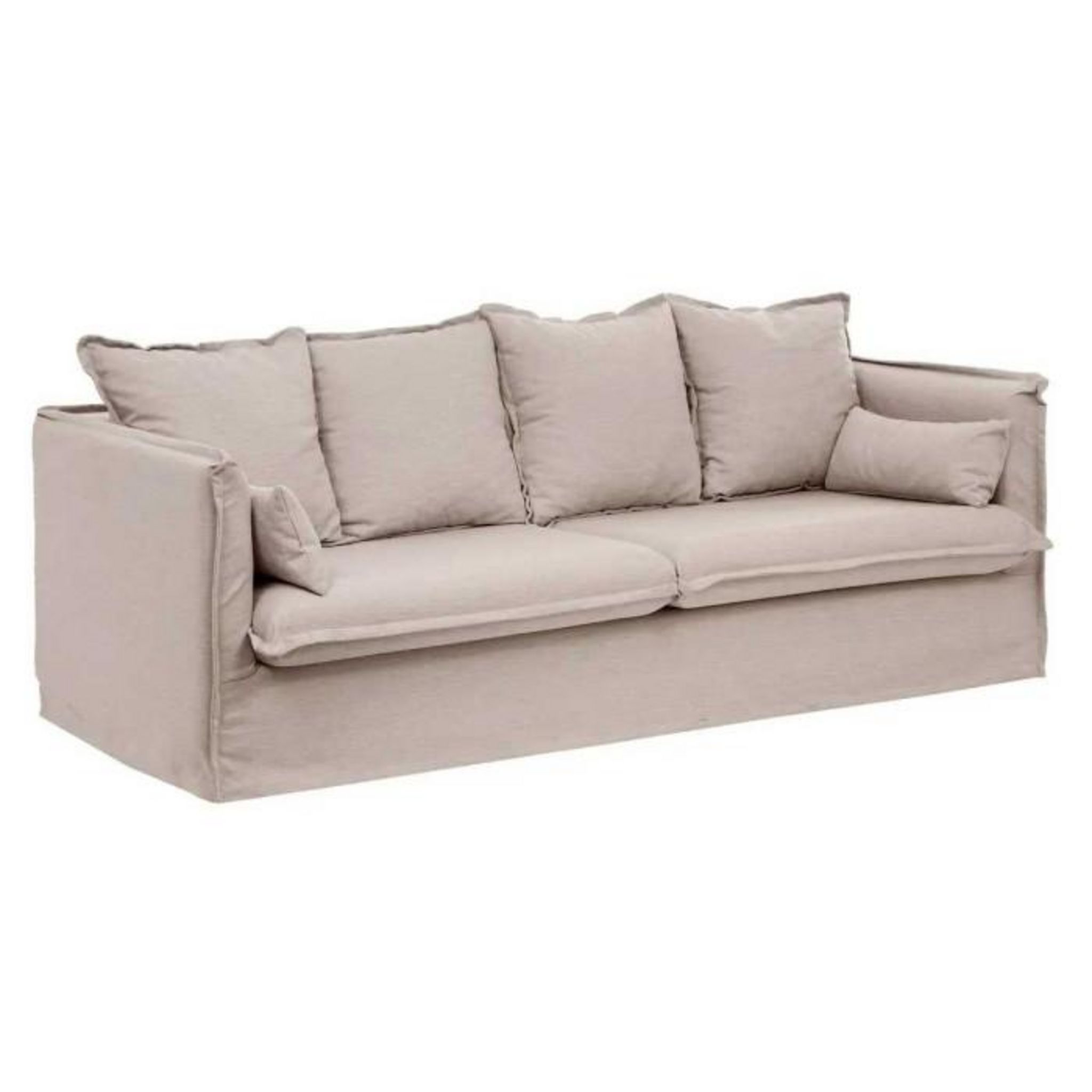 atmosphera-canap-convertible-odilon-200cm-beige-lin-pas-cher-auchan-fr