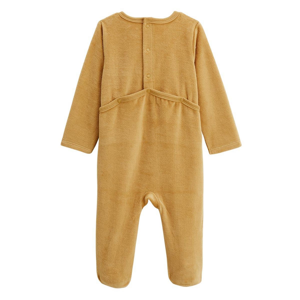 Petit Béguin Lot de 2 pyjamas bébé en velours Swan