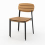 Voir la diapositive 6 : Rendez vous déco Lot de 2 chaises de jardin en résine synthétique-Taya