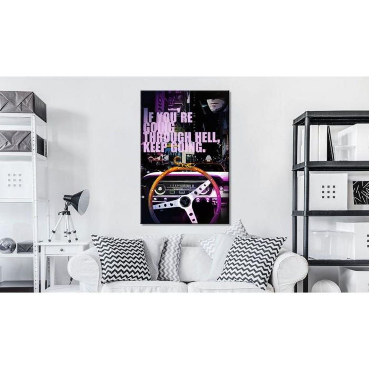 Paris Prix Tableau Imprimé  Route Nocturne