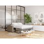 Voir la diapositive 9 : Canapé convertible système couchage express matelas 160x200 17cm 3 places en tissu DYLAN 