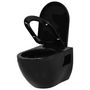 Voir la diapositive 3 : VIDAXL Toilette suspendue au mur avec reservoir cache Ceramique Noir