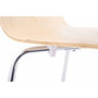Voir la diapositive 5 : Paris Prix Chaise Design en Bois  Tina  88cm Naturel