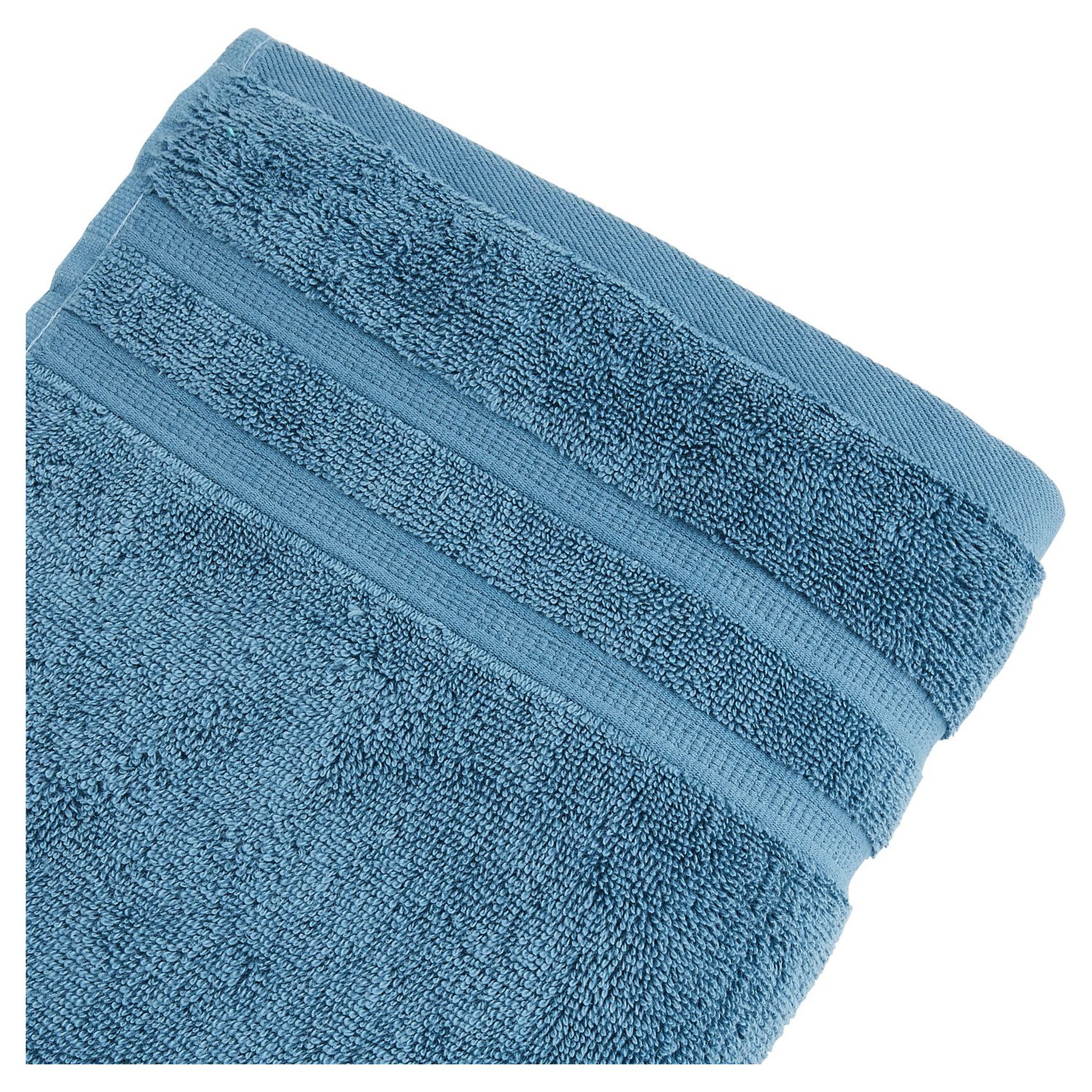Voir la diapositive 2 : ACTUEL Serviette de toilette unie en coton 600 g/m²