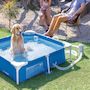 Voir la diapositive 4 : INTEX Piscine tubulaire carrée pour animaux - Intex