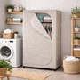 Voir la diapositive 2 : Wenko Armoire penderie 1 étagère en tissu BALANCE - L. 90 x H. 160 cm - Taupe