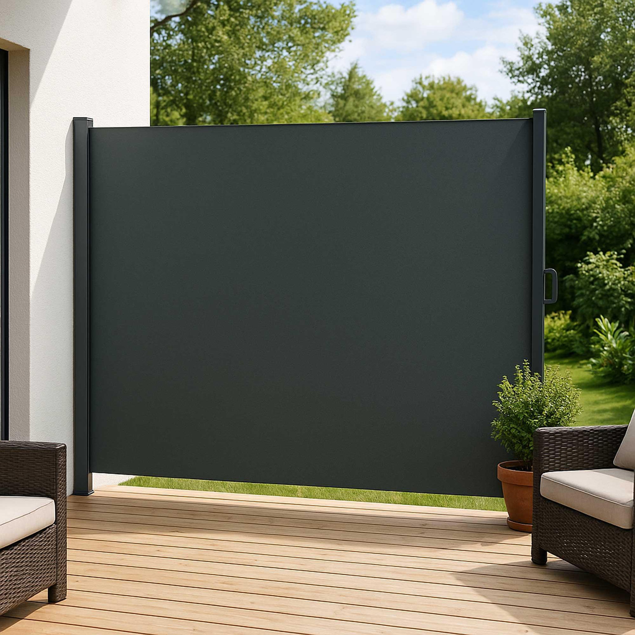 Voir la diapositive 2 : WERKAPRO Paravent rétractable 300 x 180 cm - werka pro