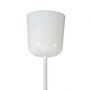 Voir la diapositive 2 : OSTARIA Suspension ronde 3 abat-jours rotin blanc D40