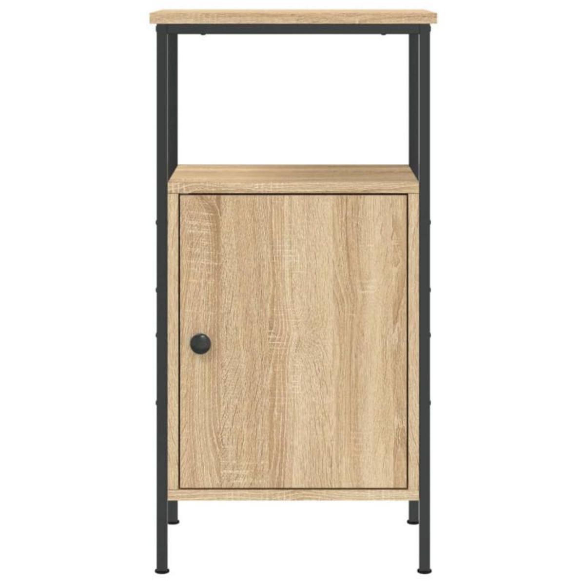 VIDAXL Table de chevet chêne sonoma 41x31x80 cm bois d ingénierie
